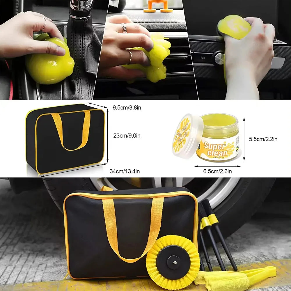 Comprehensive Car Detailing Brush & Polishing Kit