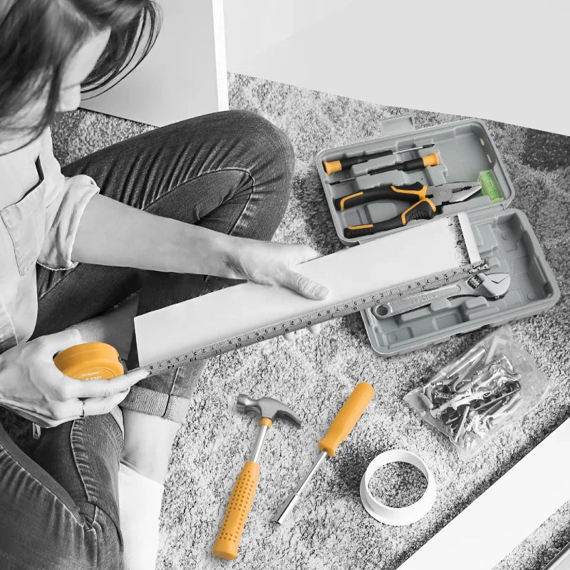 20-Piece Compact Household Tool Kit with Storage Case