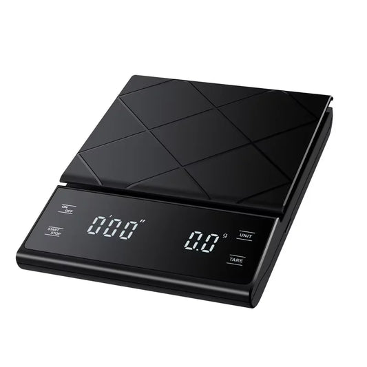 Precision Digital Coffee Scale with Built-In Timer (3kg/0.1g)