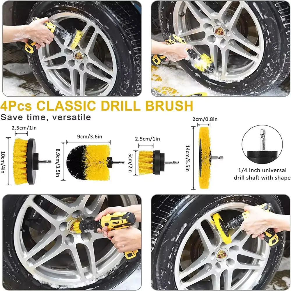 Comprehensive Car Detailing Brush & Polishing Kit