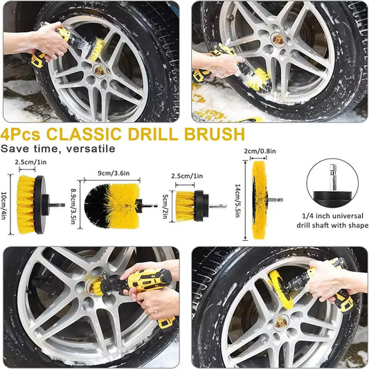 Comprehensive Car Detailing Brush & Polishing Kit