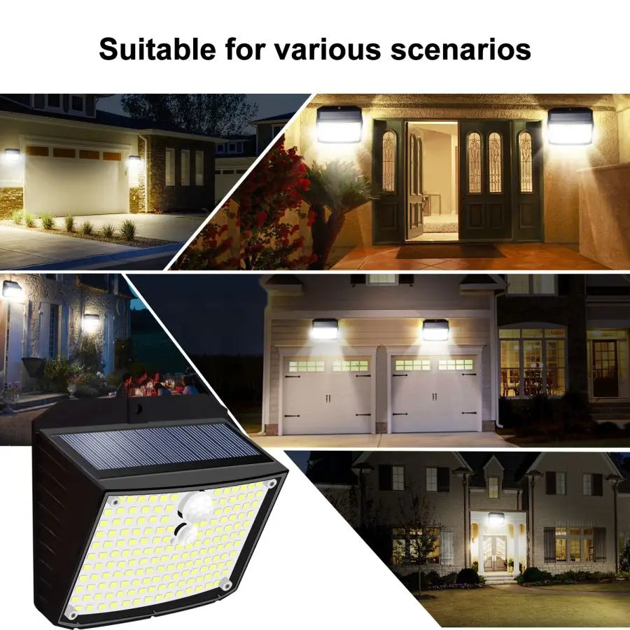 Wireless Solar Motion Sensor Security Lights