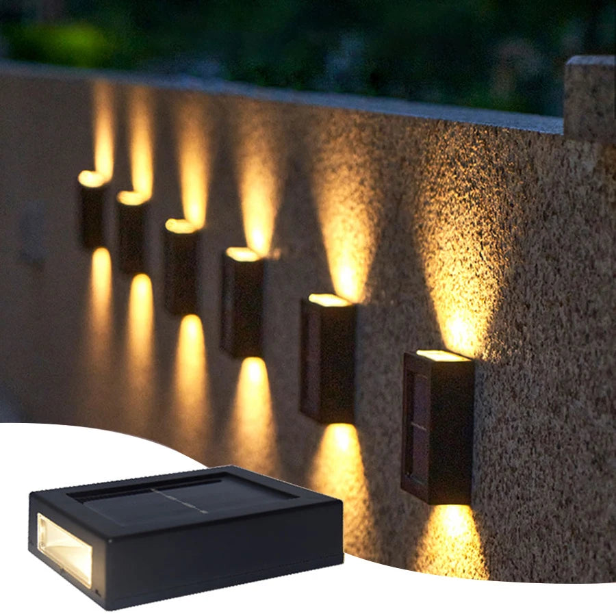 Modern Solar Up and Down Wall Lights