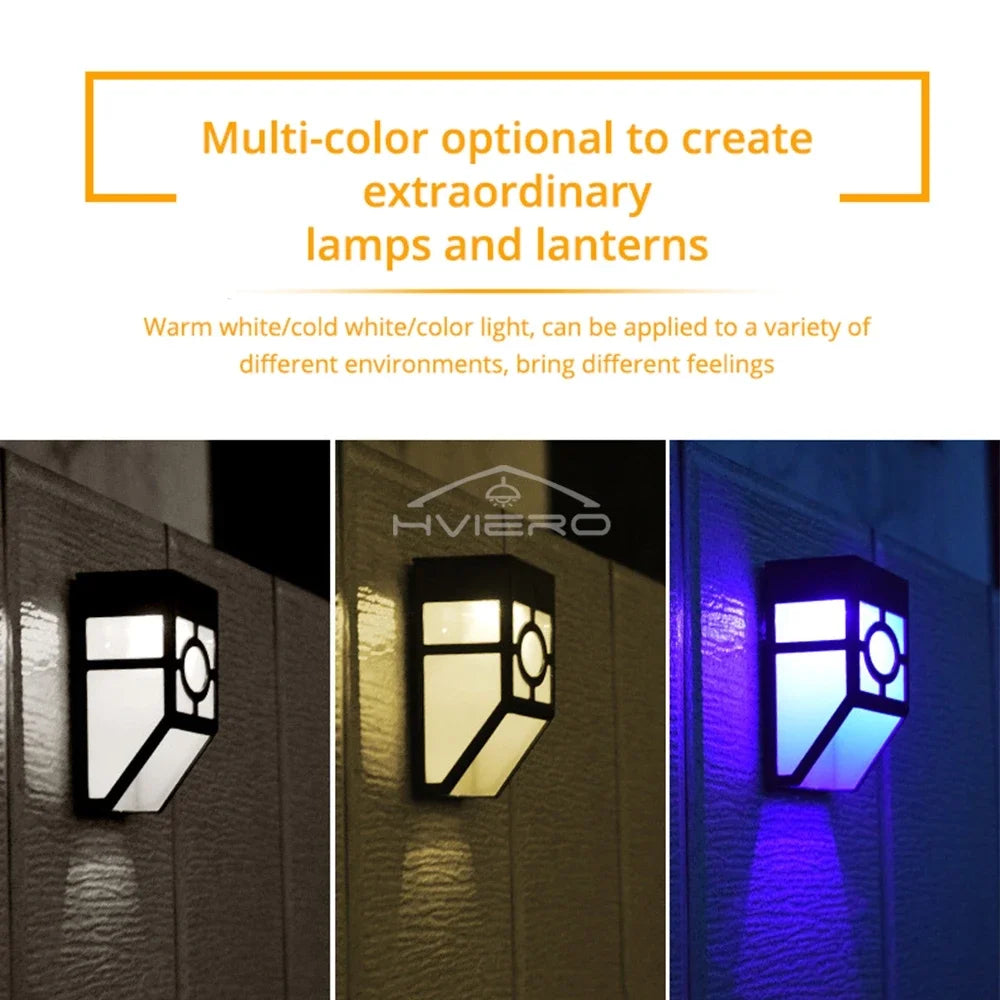 Vintage Solar Garden Lights & Retro Wall Lamps