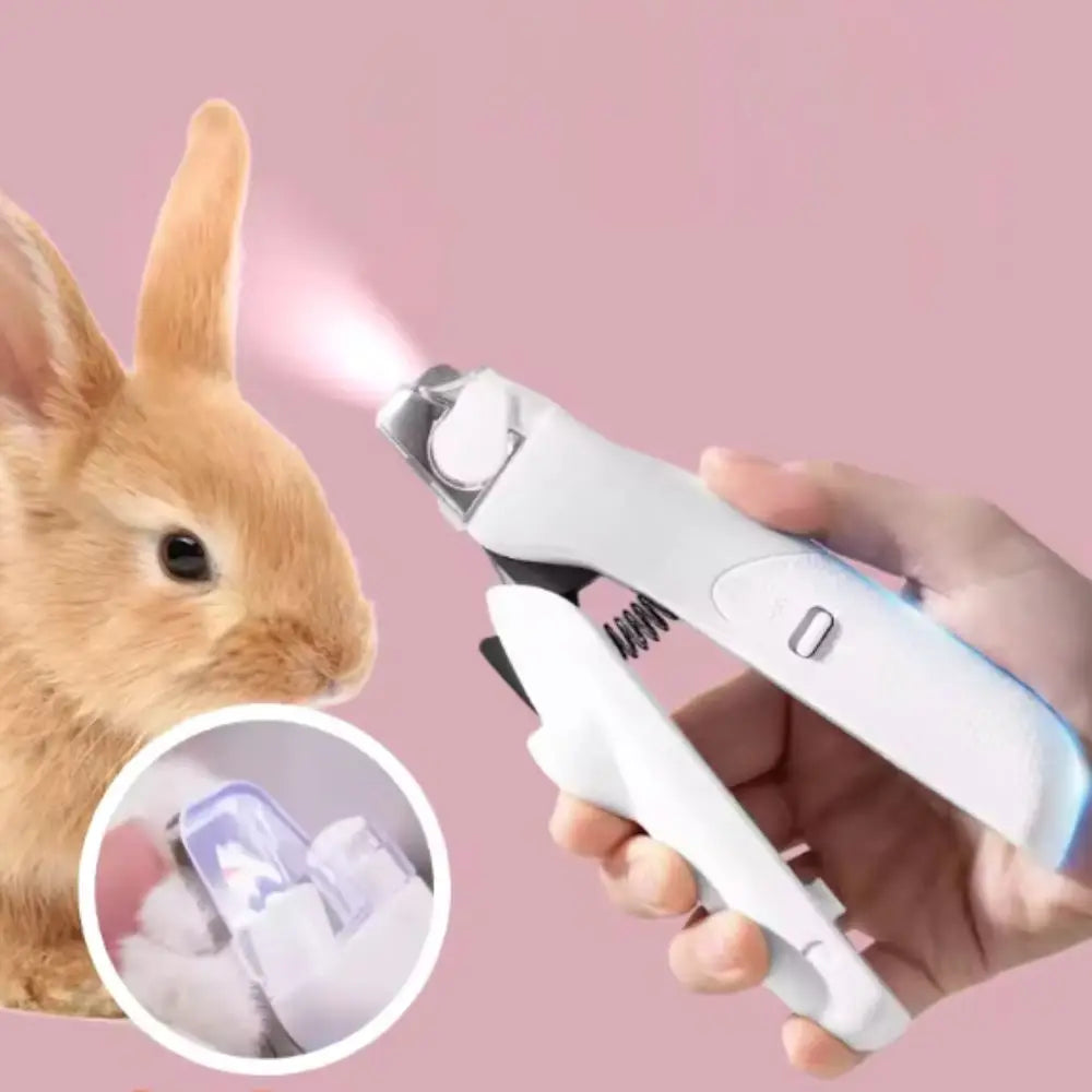 Premium LED Pet Nail Clipper with Splash Guard