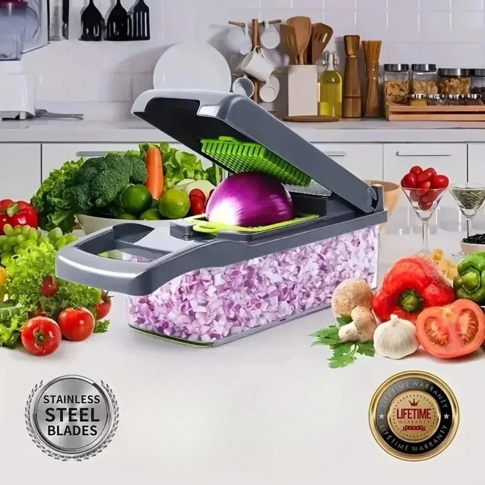 Premium Multifunctional Vegetable Chopper & Dicer Kit