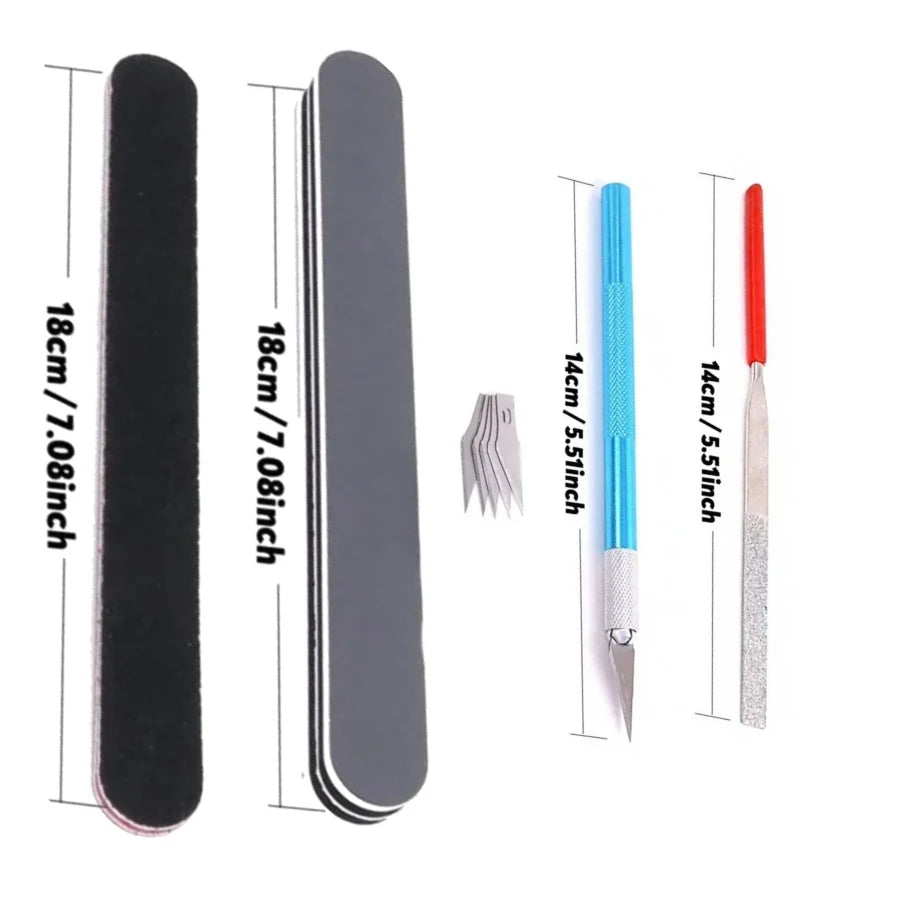 Beginner Hobby Model Tool Kit with Storage Case