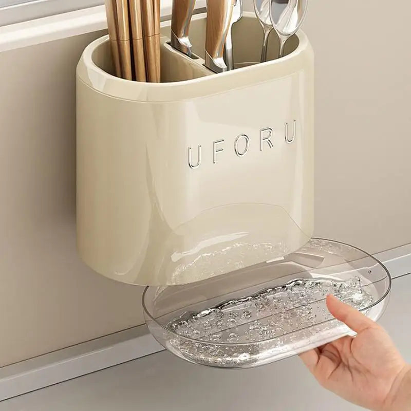 Premium Wall-Mounted Kitchen Utensil Drying Rack