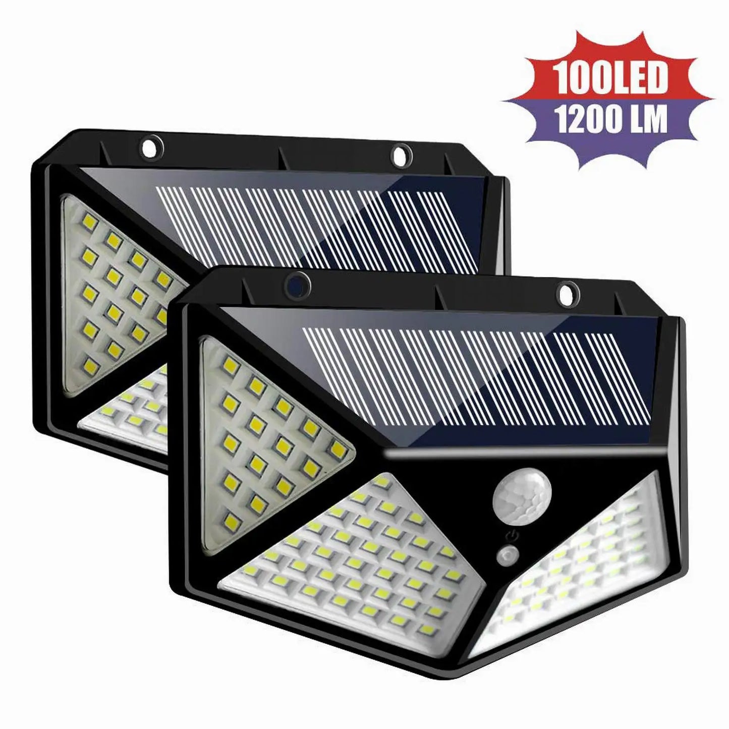 100 LED Solar Motion Sensor Security Light