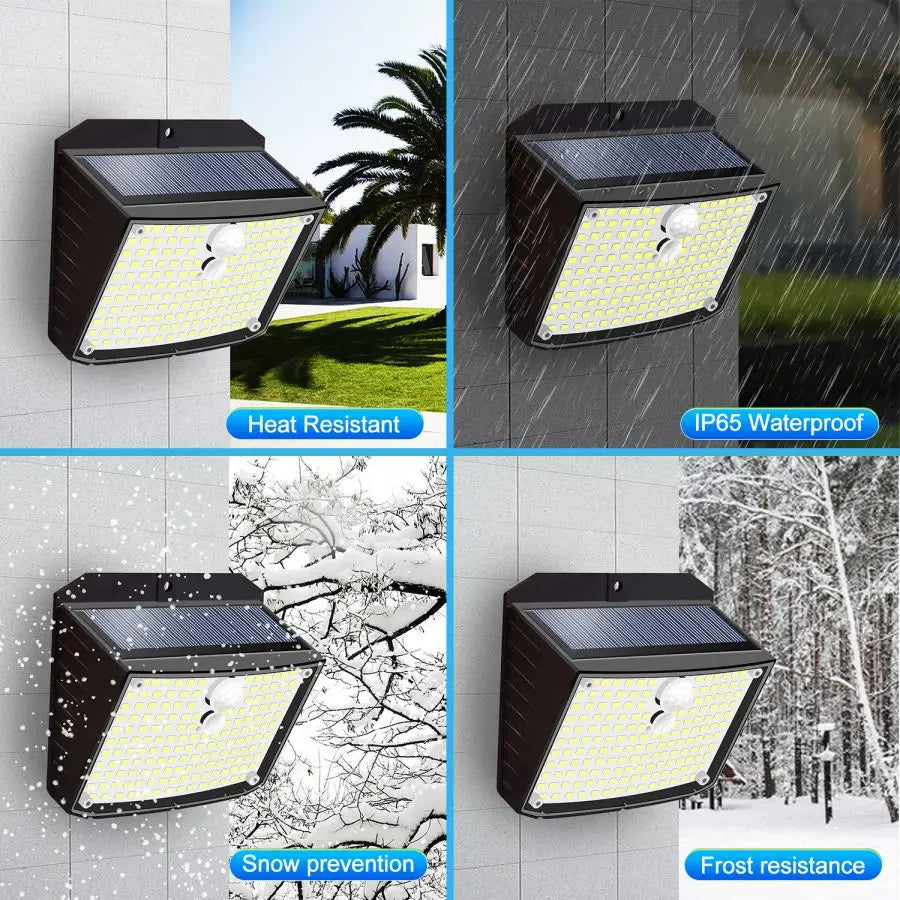 Wireless Solar Motion Sensor Security Lights