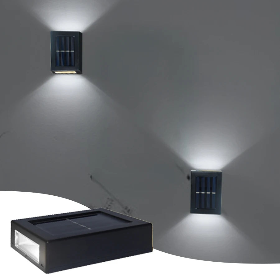 Modern Solar Up and Down Wall Lights