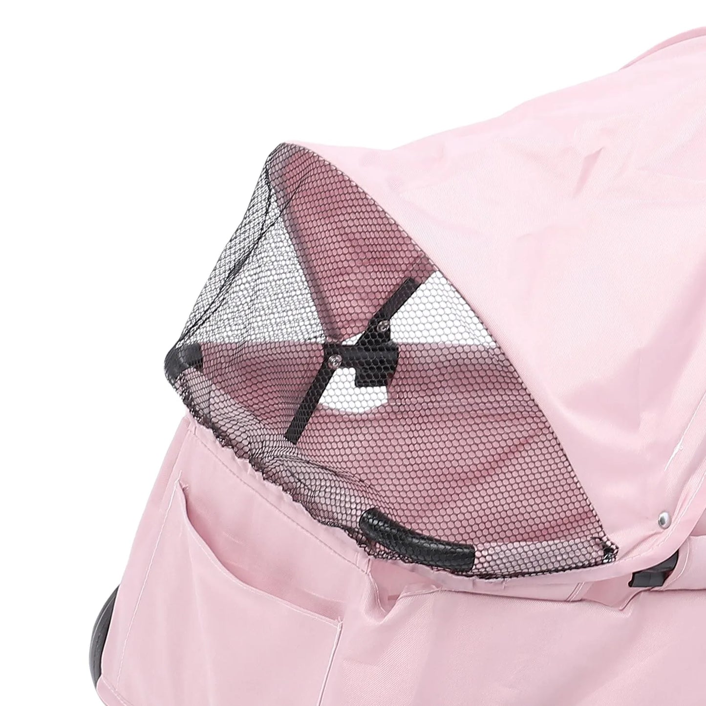 Premium Foldable 4-Wheel Pet Stroller with Canopy