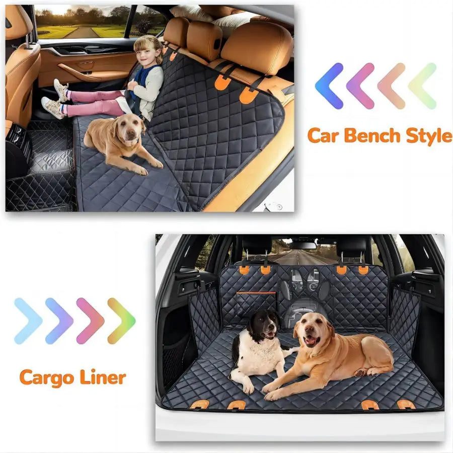 Premium Waterproof Dog Car Seat Cover Hammock
