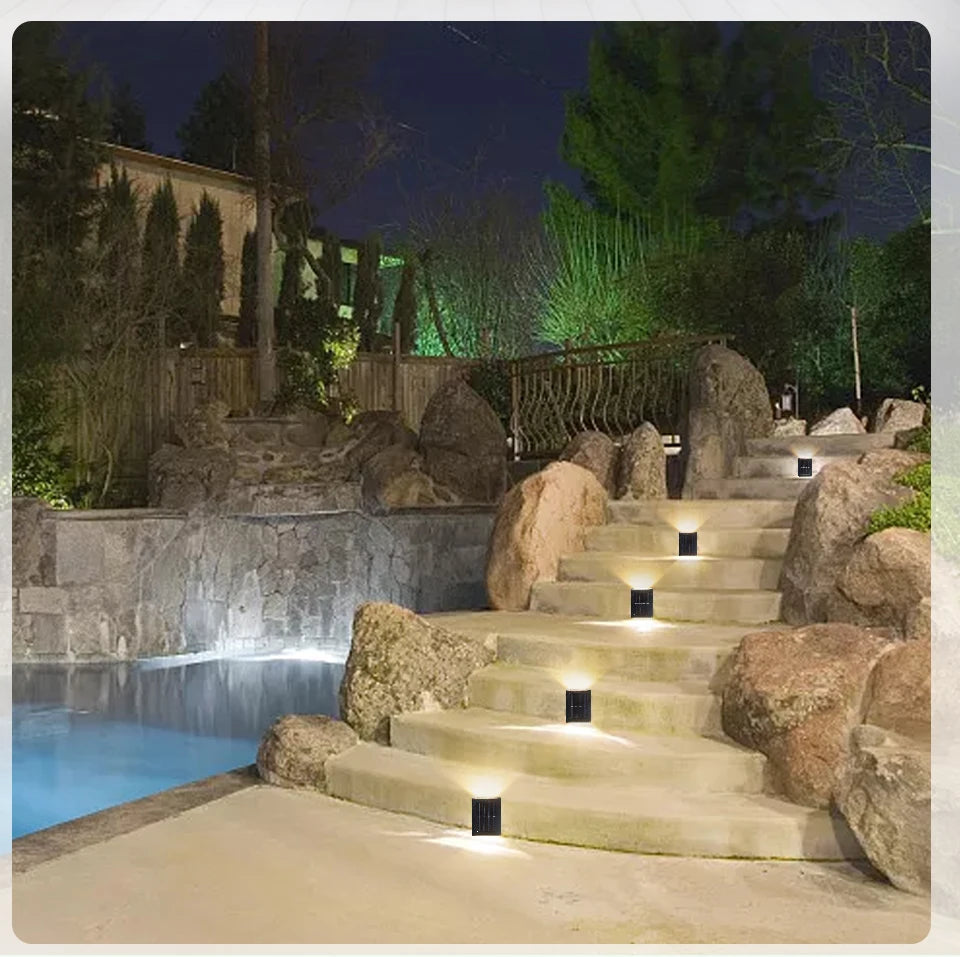 Modern Solar Up and Down Wall Lights