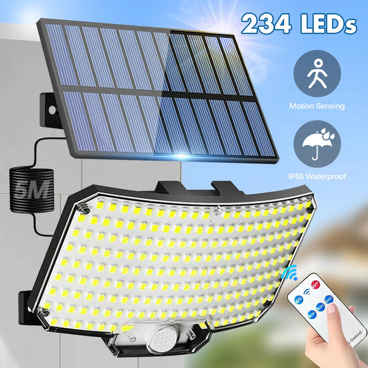 234 LED Split Solar Flood Light with Remote