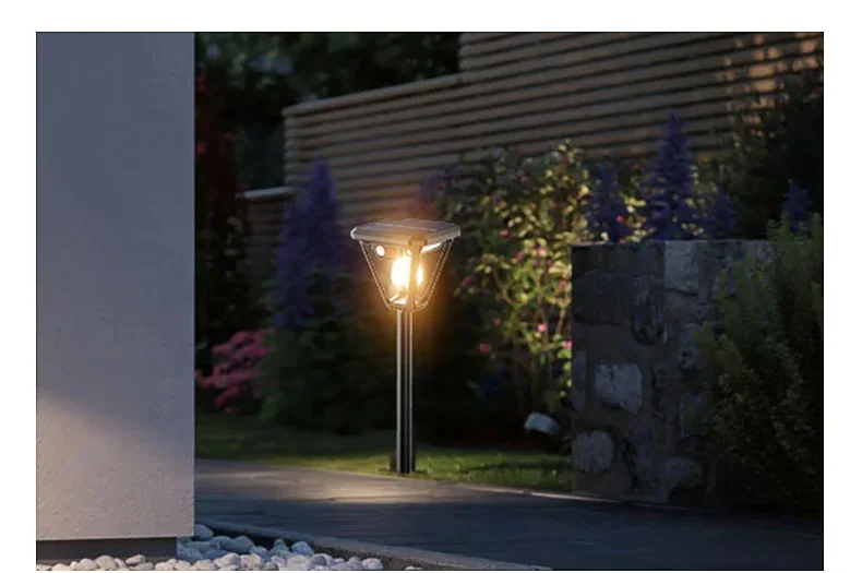 2-in-1 Solar Landscape Lights & Wall Sconce