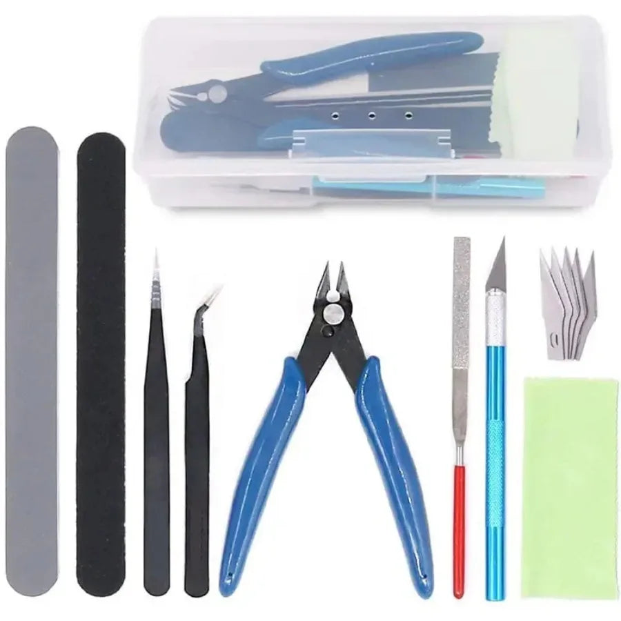 Beginner Hobby Model Tool Kit with Storage Case