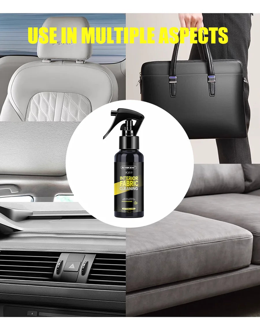 Multipurpose Waterless Car Interior Cleaner Spray