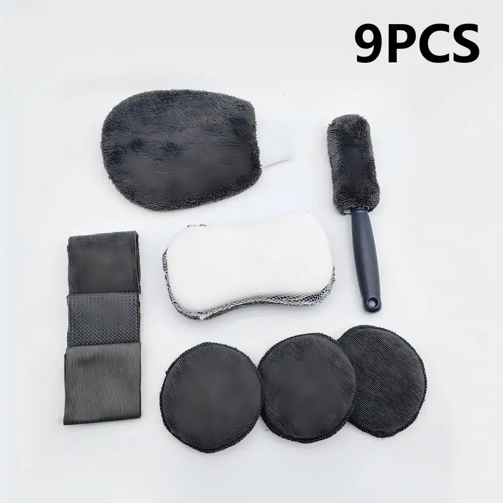 Premium Scratch-Free Microfiber Car Wash & Detailing Kit