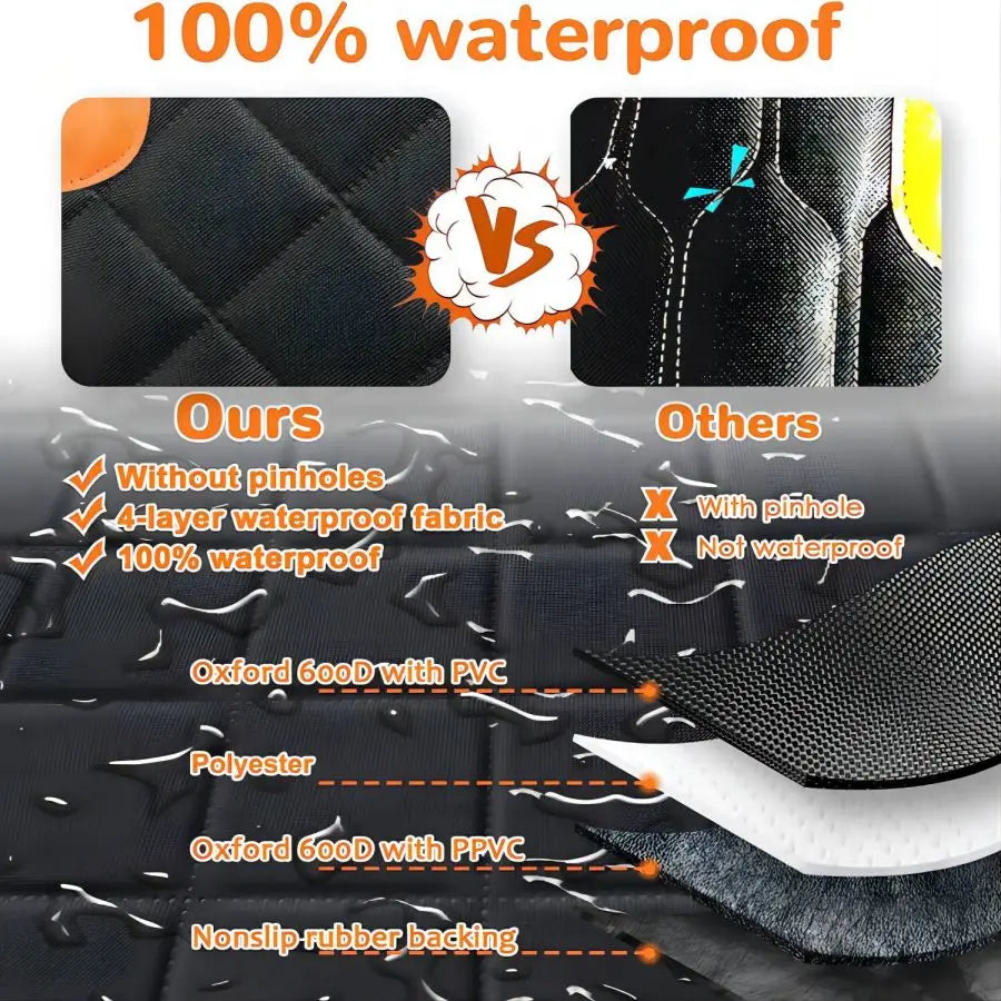 Premium Waterproof Dog Car Seat Cover Hammock