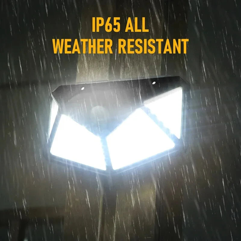 100 LED Solar Motion Sensor Security Light