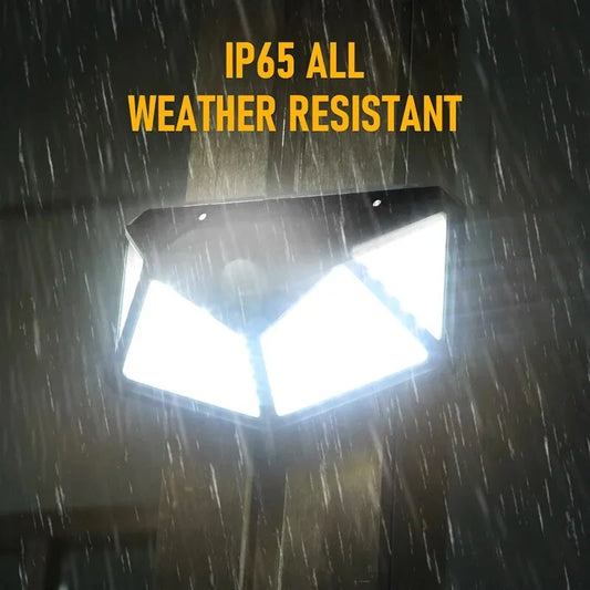 100 LED Solar Motion Sensor Security Light