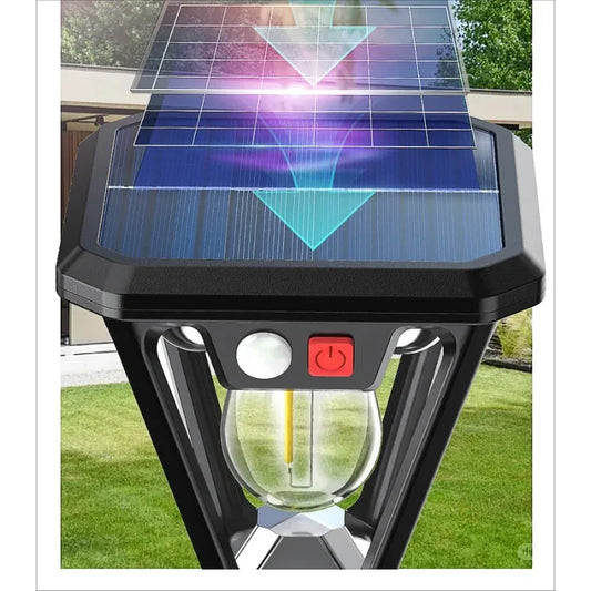 2-in-1 Solar Landscape Lights & Wall Sconce