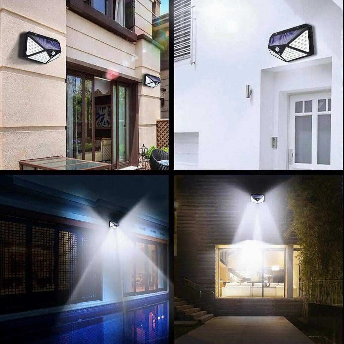 100 LED Solar Motion Sensor Security Light