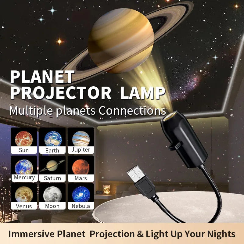 Premium USB Rotating Holiday & Galaxy Projector