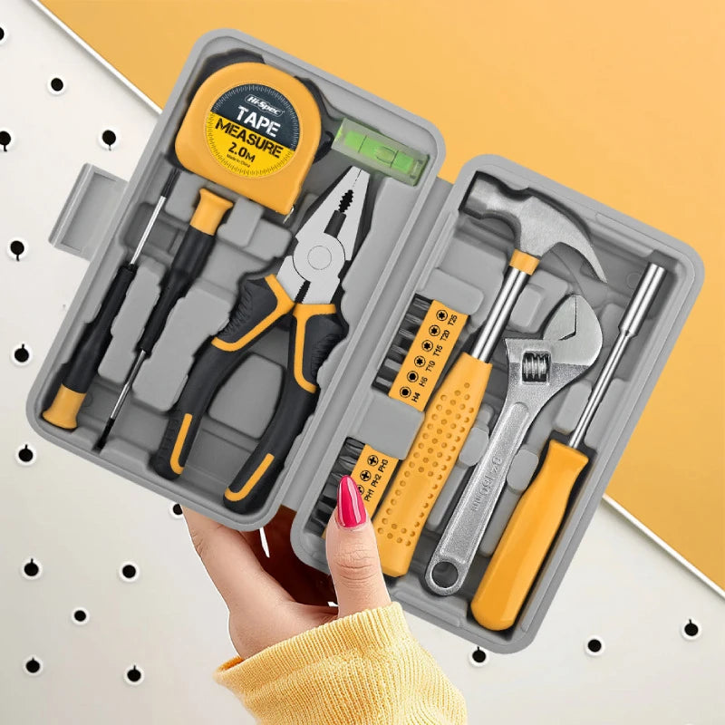 20-Piece Compact Household Tool Kit with Storage Case