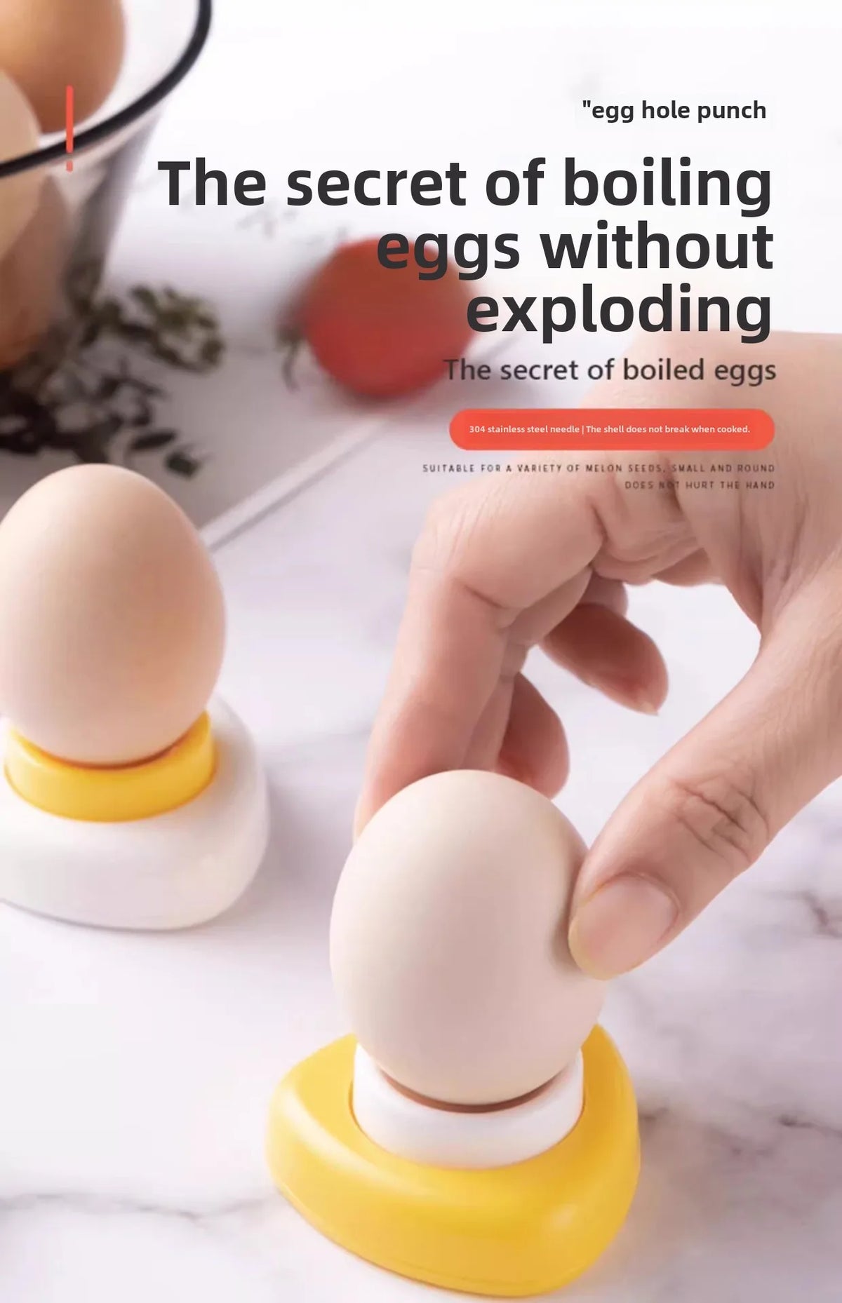 Premium Egg Piercer & Hole Punch Tool