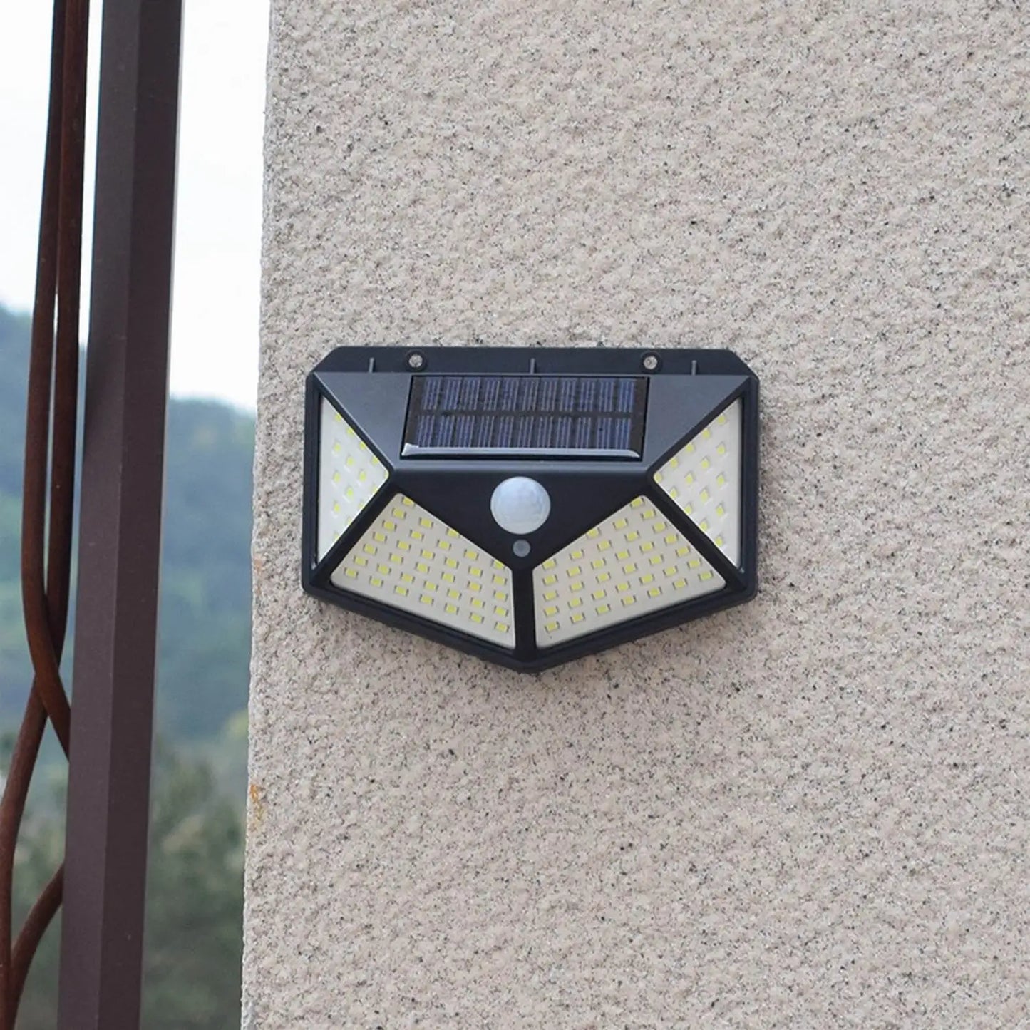 100 LED Solar Motion Sensor Security Light