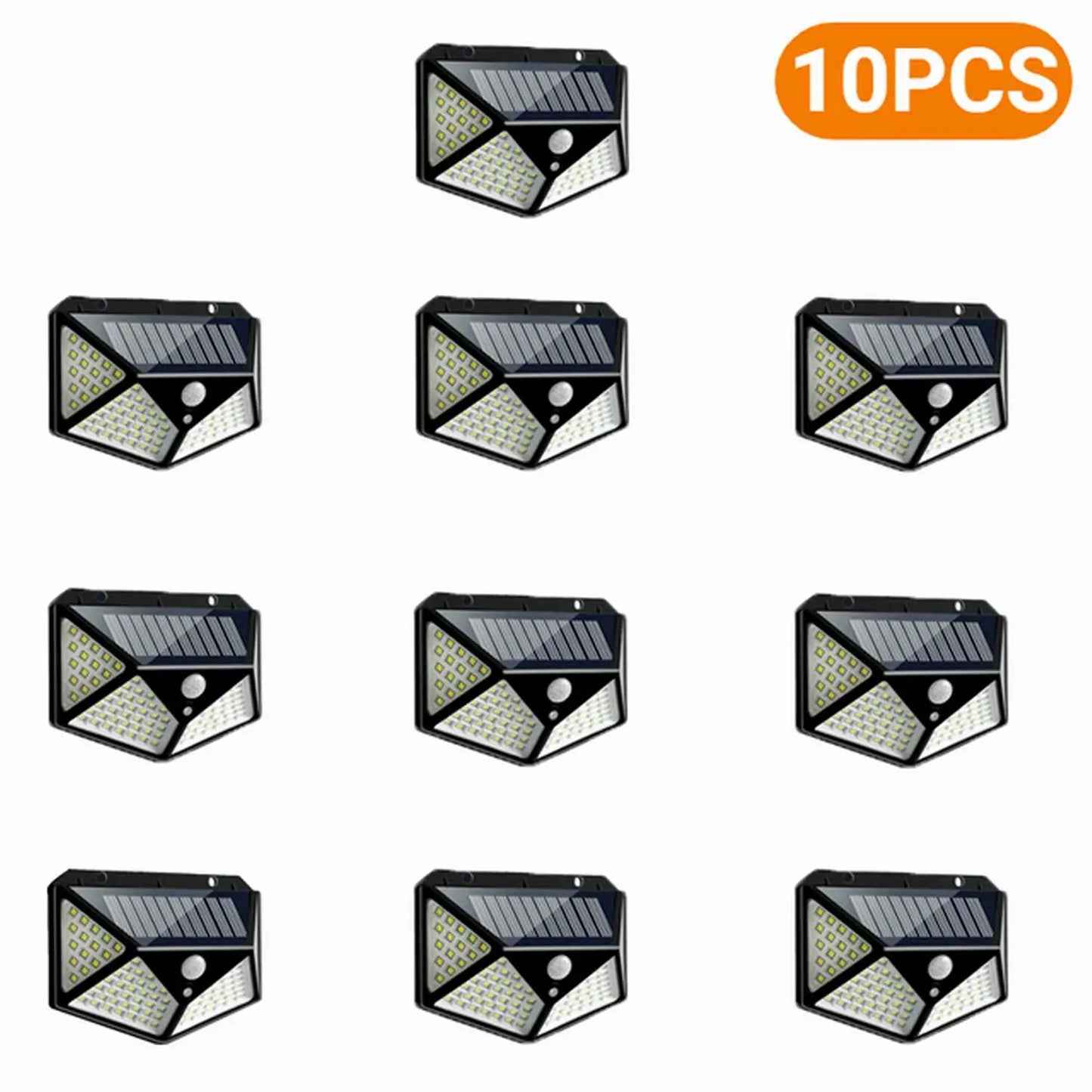 100 LED Solar Motion Sensor Security Light