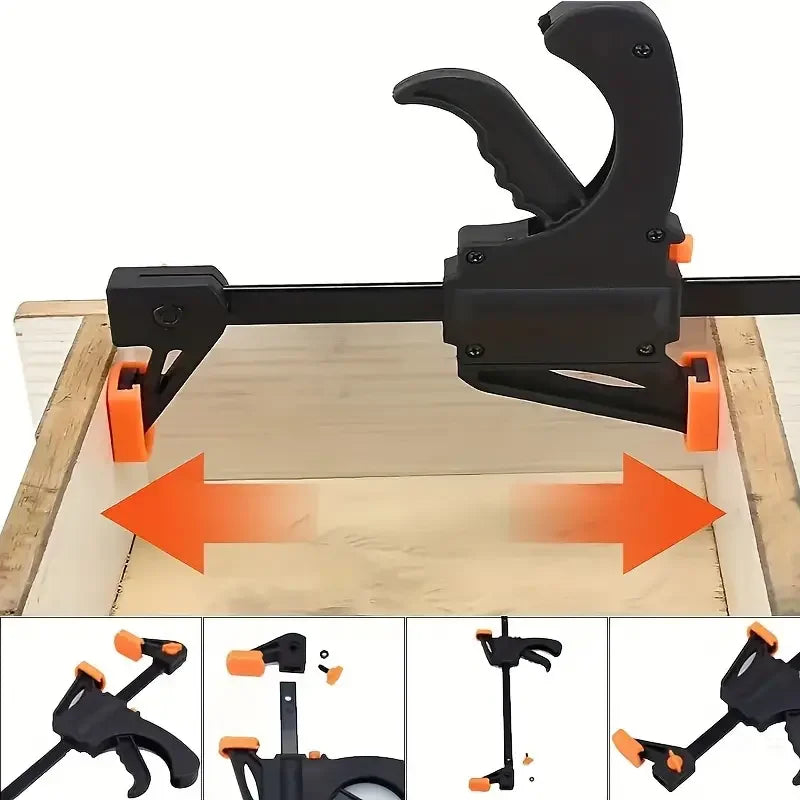4-Inch Quick Release Woodworking Clamp & Spreader