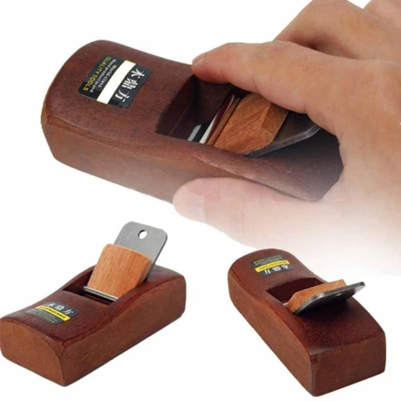 Inch Mini Wooden Block Plane with Carbon Steel Blade
