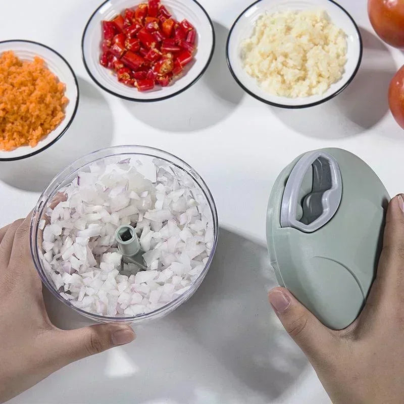 Premium Manual Pull-String Food Chopper & Dicer