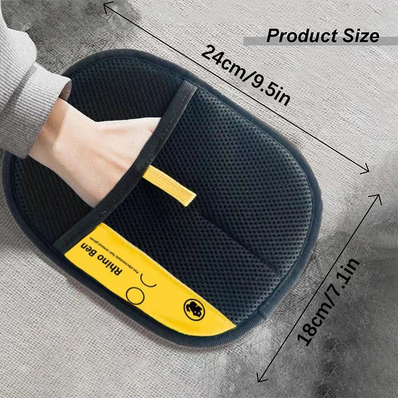 Upgraded Electrostatic Pet Hair Removal & Grooming Glove