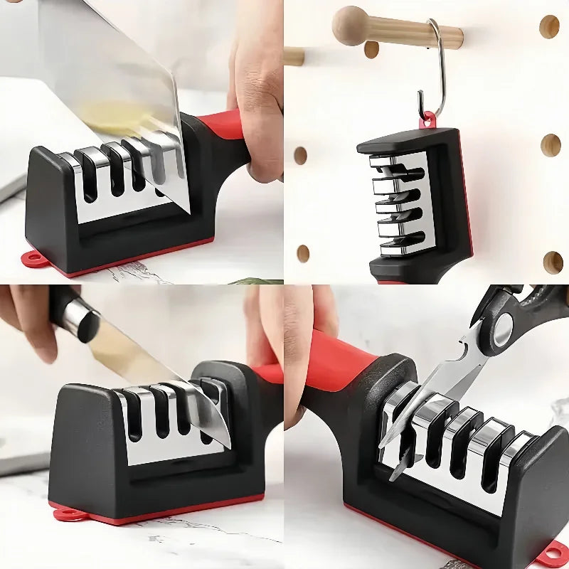 Professional 4-Stage Kitchen Knife Sharpener