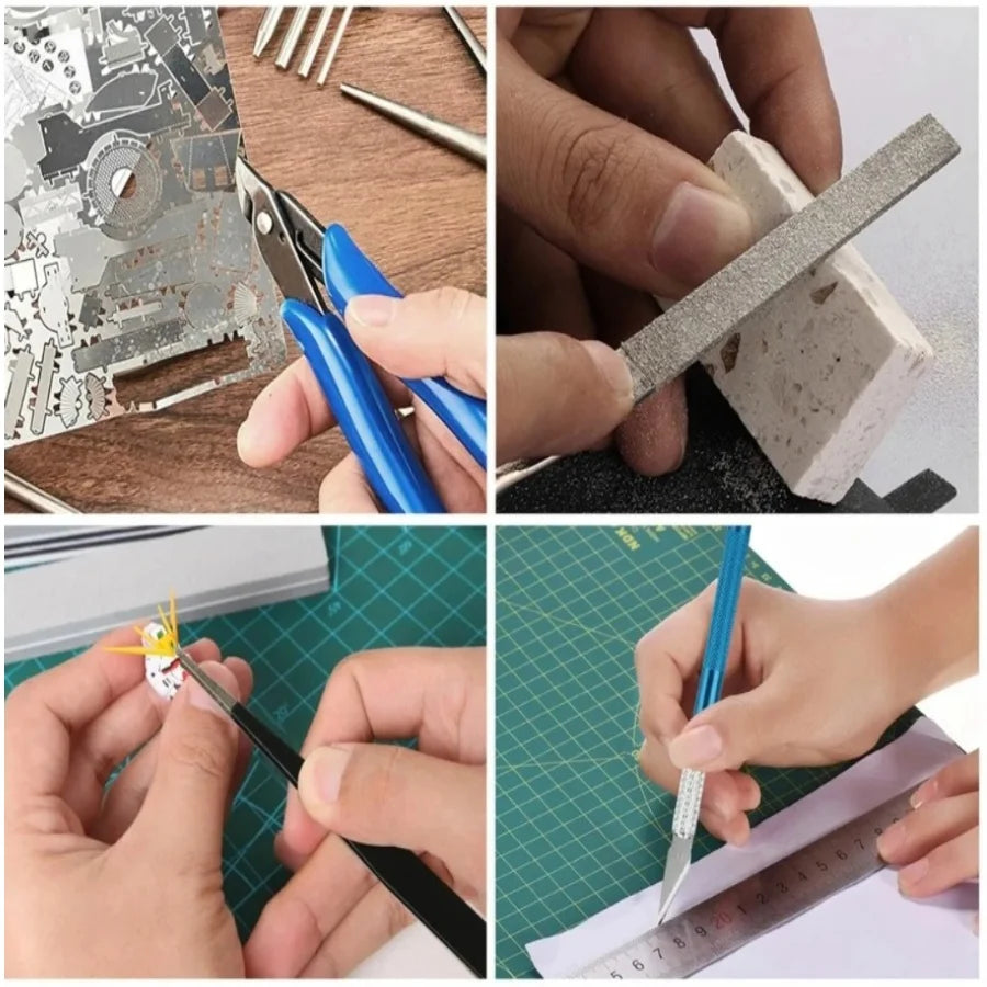 Beginner Hobby Model Tool Kit with Storage Case