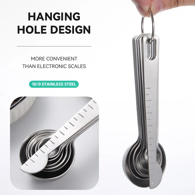Premium Stainless Steel Measuring Spoon Set