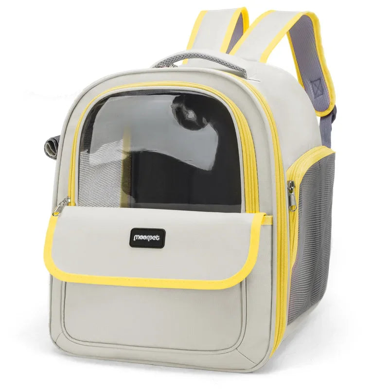 Large Capacity Breathable Mesh Pet Carrier Backpack