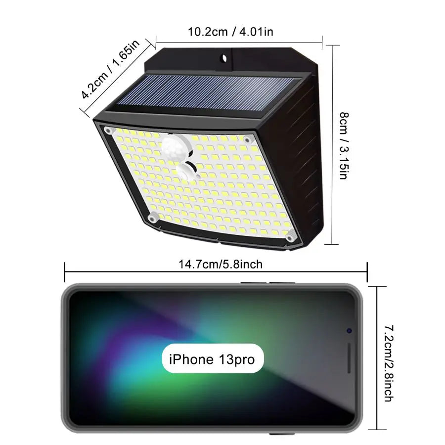 Wireless Solar Motion Sensor Security Lights