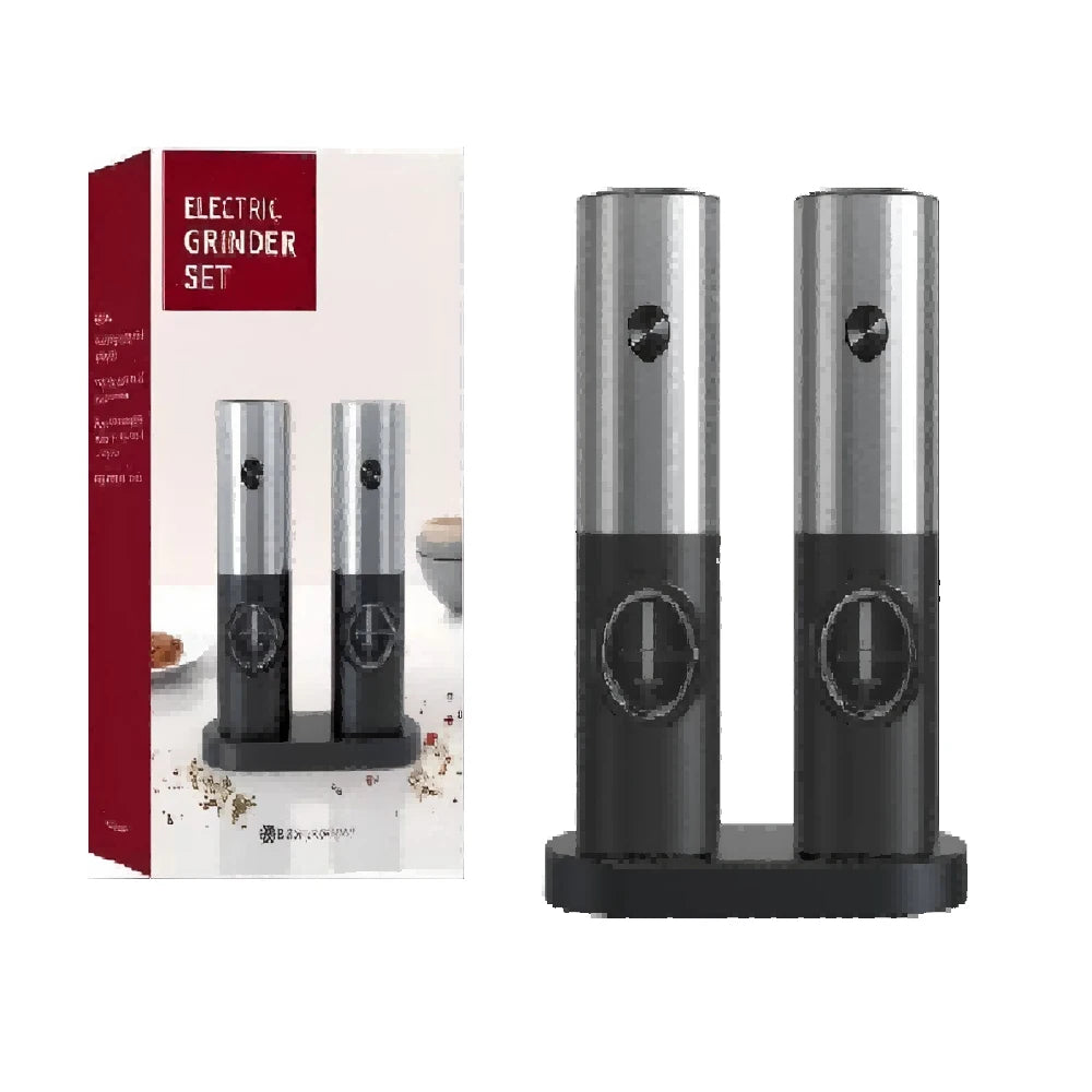 Premium Electric Automatic Salt and Pepper Grinder Set