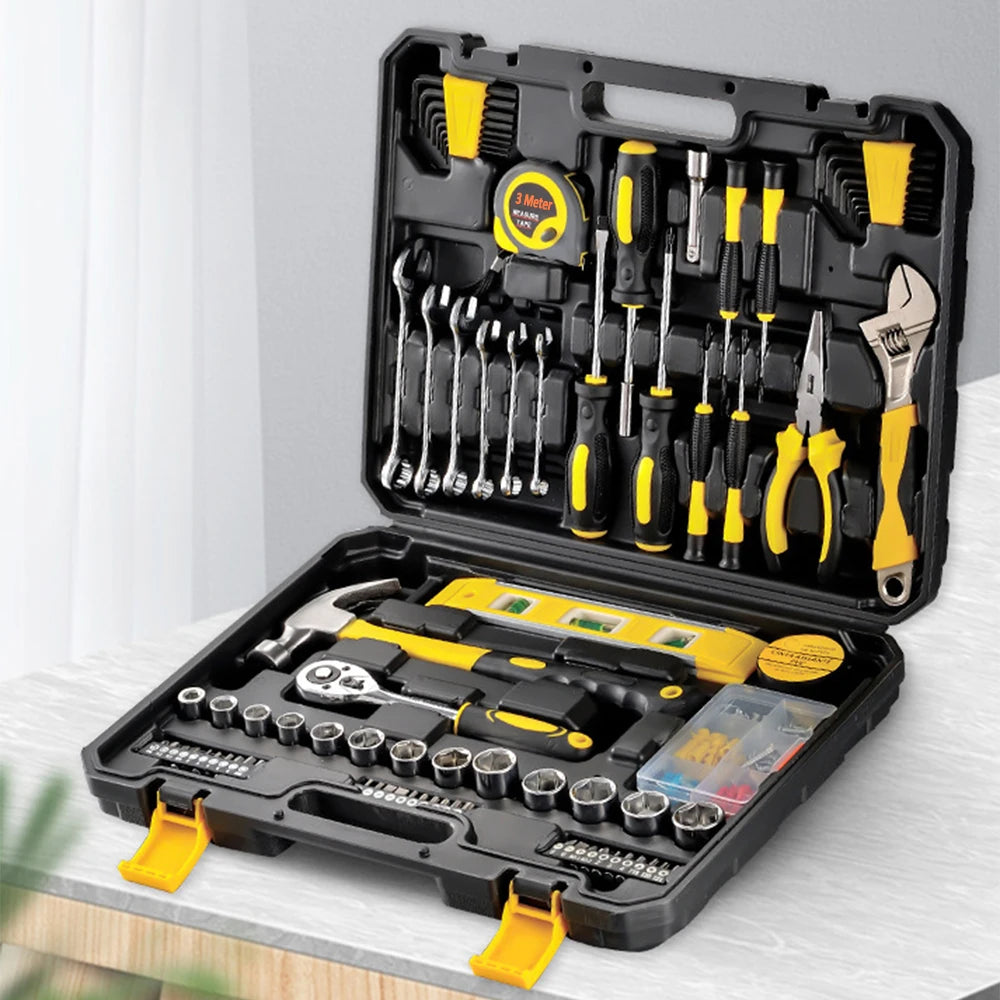 108-Piece Auto & Home Repair Tool Kit with Storage Case