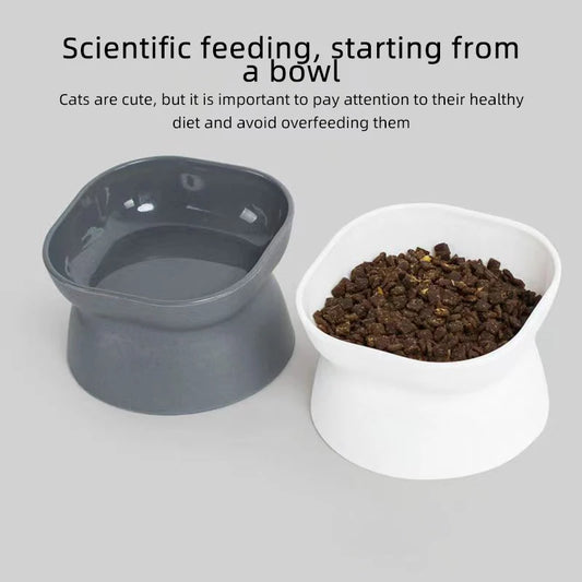 Elevated Anti-Vomiting Reversible Cat Bowl