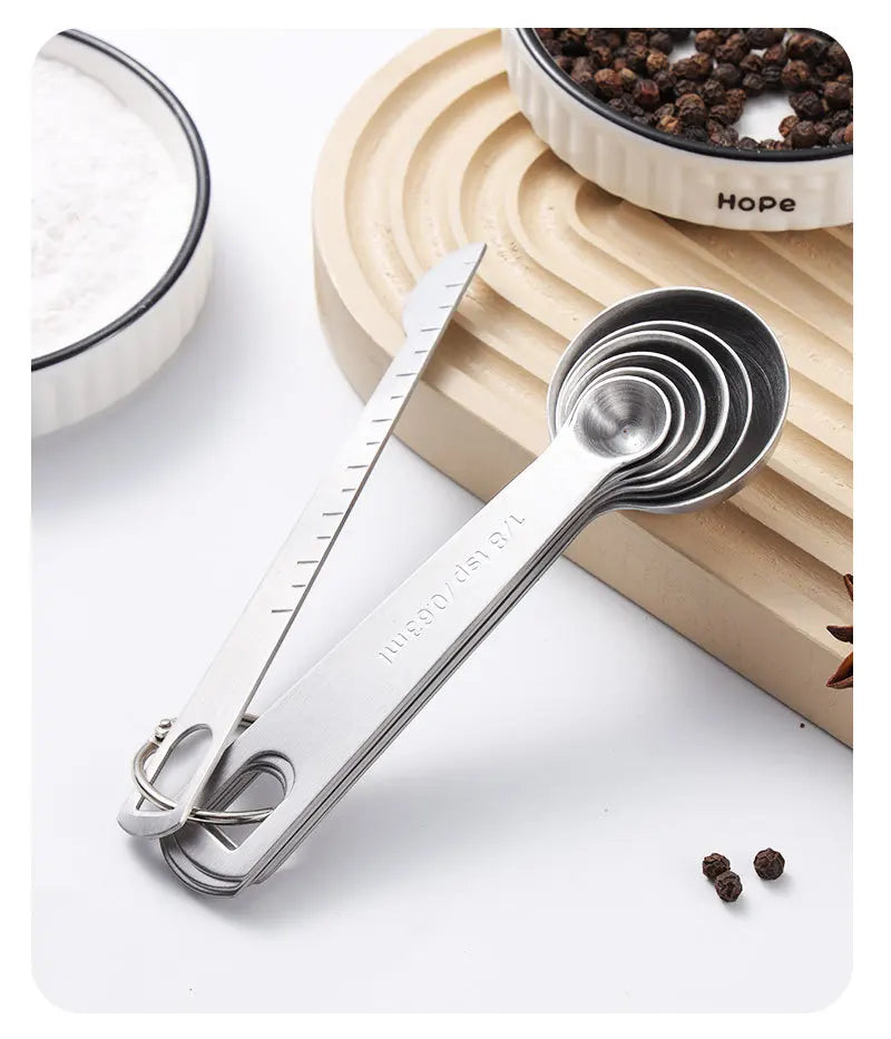 Premium Stainless Steel Measuring Spoon Set