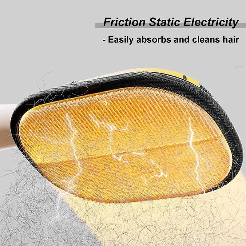 Upgraded Electrostatic Pet Hair Removal & Grooming Glove