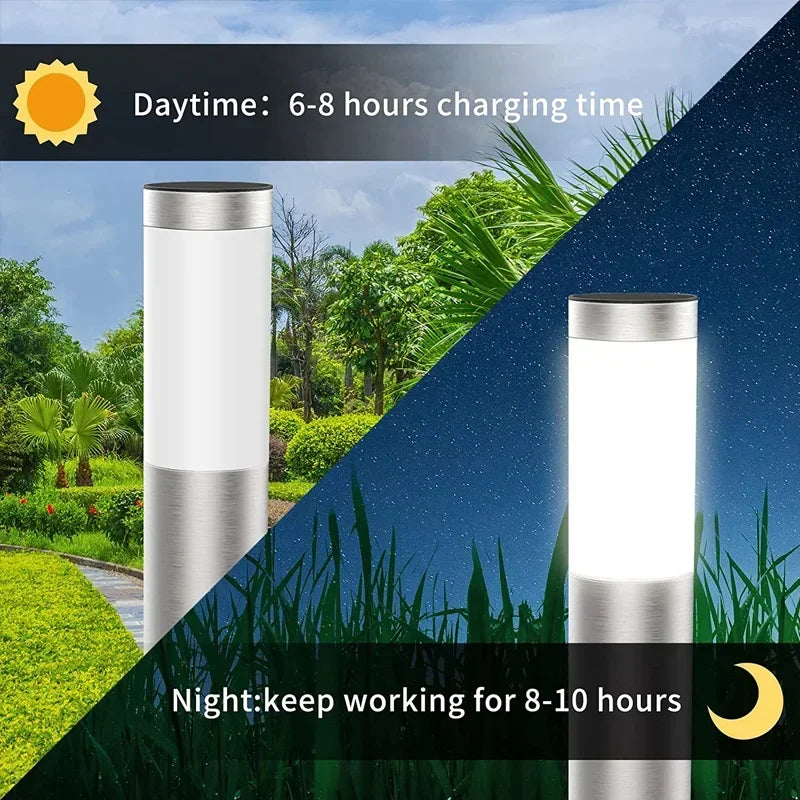 Stainless Steel Solar LED Pathway Lights
