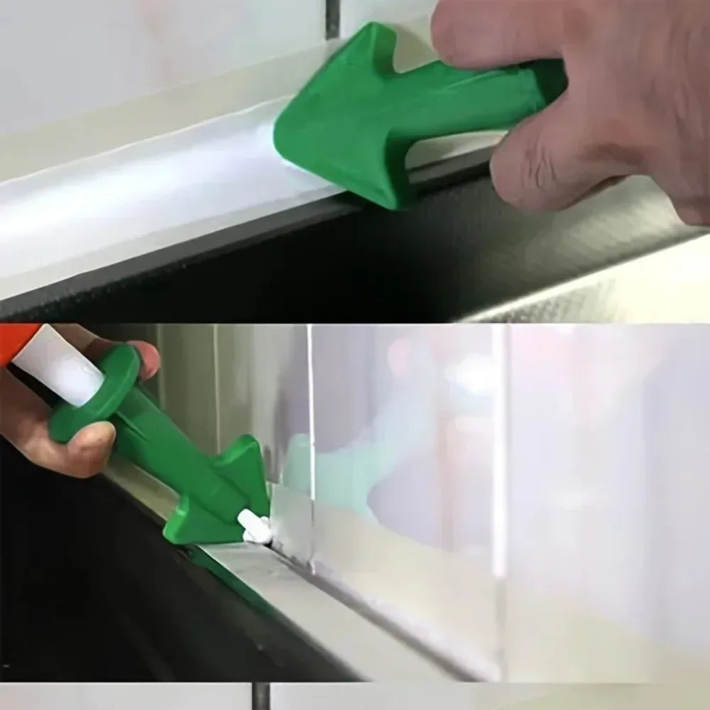 3-Piece Silicone Caulking Nozzle & Scraper Kit