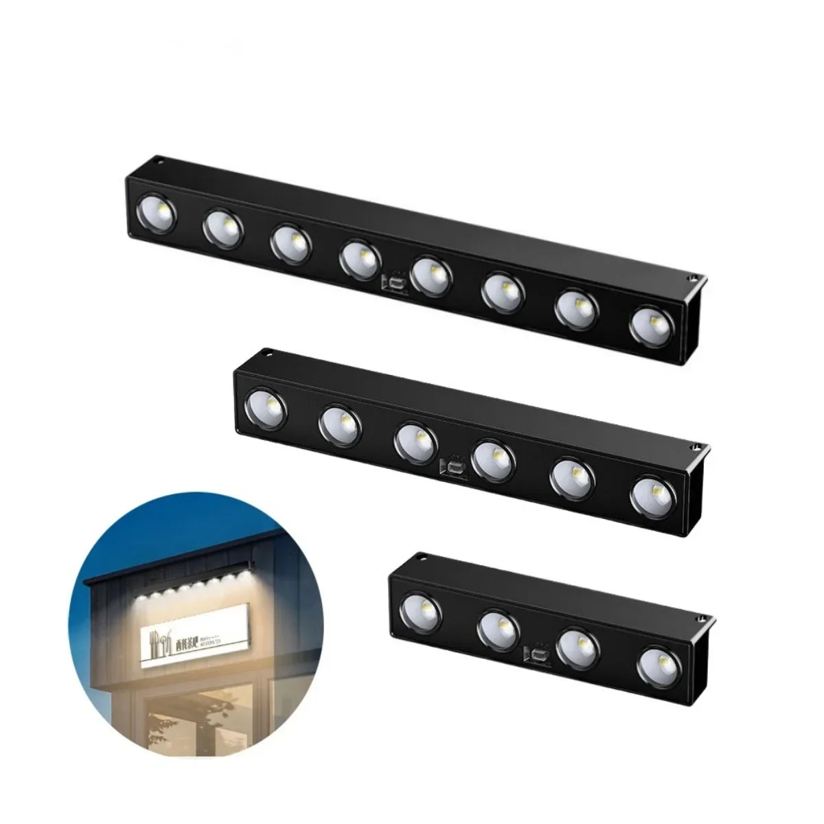 Waterproof LED Solar Fence & Stair Lights